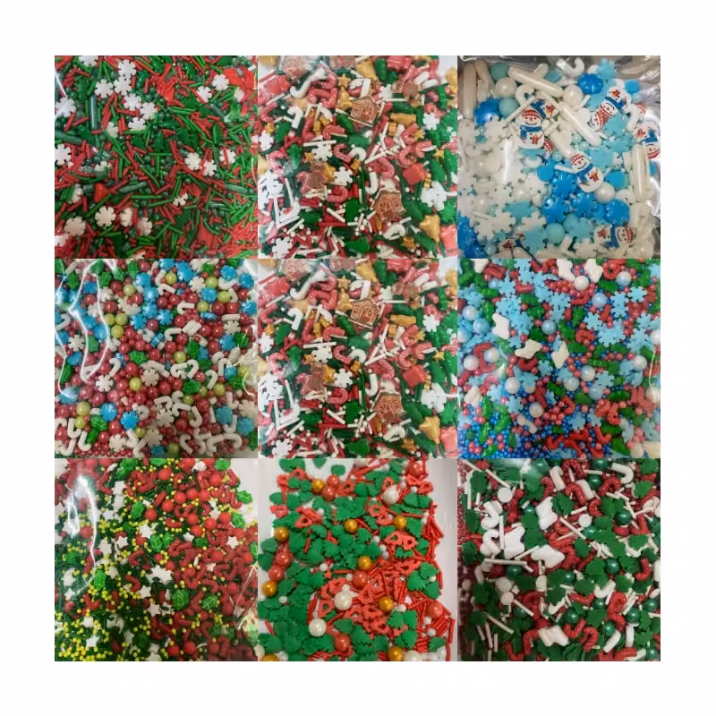 Edible Christmas Halloween Metallic Glitter Edible Cake Baking Decorations Mixed Styles product image