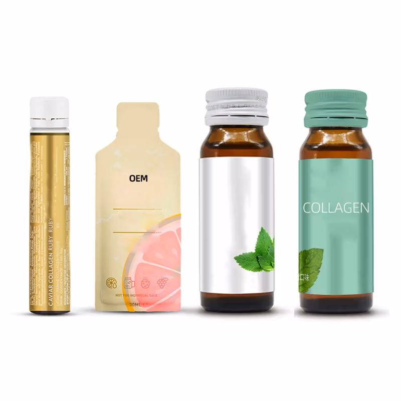 Odm Brands Good Taste Dd Milk With Strawberry Slim Skincare Weight Gold Wholesaler High Quality Product Liquid Collagen Drink product image