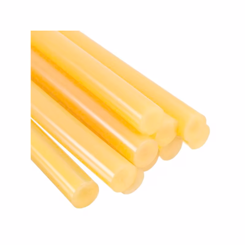 Wholesale Extra Strength School Stationery Free Sample 11mm Adhesive Yellow Hot Melt Glue Stick for Kids Manufacturer product image