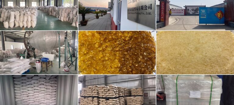 Asia Gelatin factory production, warehouse and finished gelatin materials collage Asia Gelatin factory production, warehouse and finished gelatin materials collage